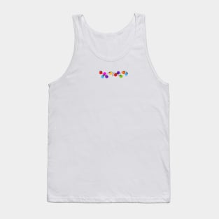 Colorful light bulb Merry Christmas Tank Top